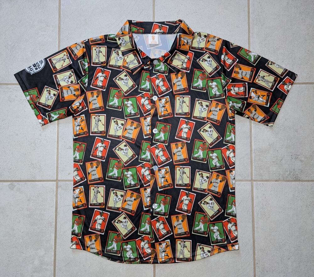 San Francisco Giants Size Medium Legends Shirt Button Up SGA 2023 Hawaiian